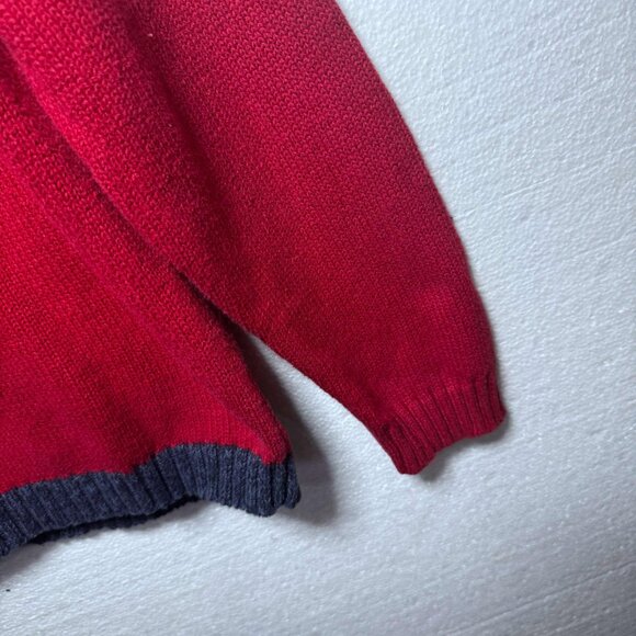 Vintage Tiara International Sz Medium American Flag Zip Up Sweater Patriotic USA - Picture 10 of 13